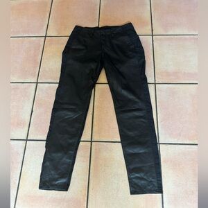 Rag & Bone Black leather pants